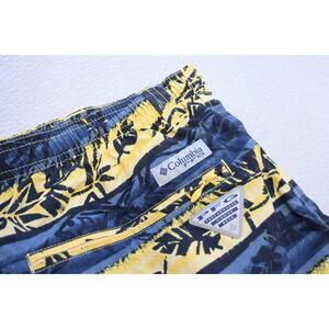 Columbia PFG Swim Trunks Floral Omni-Shade Fishing Shorts 6" INS Mens Size Large